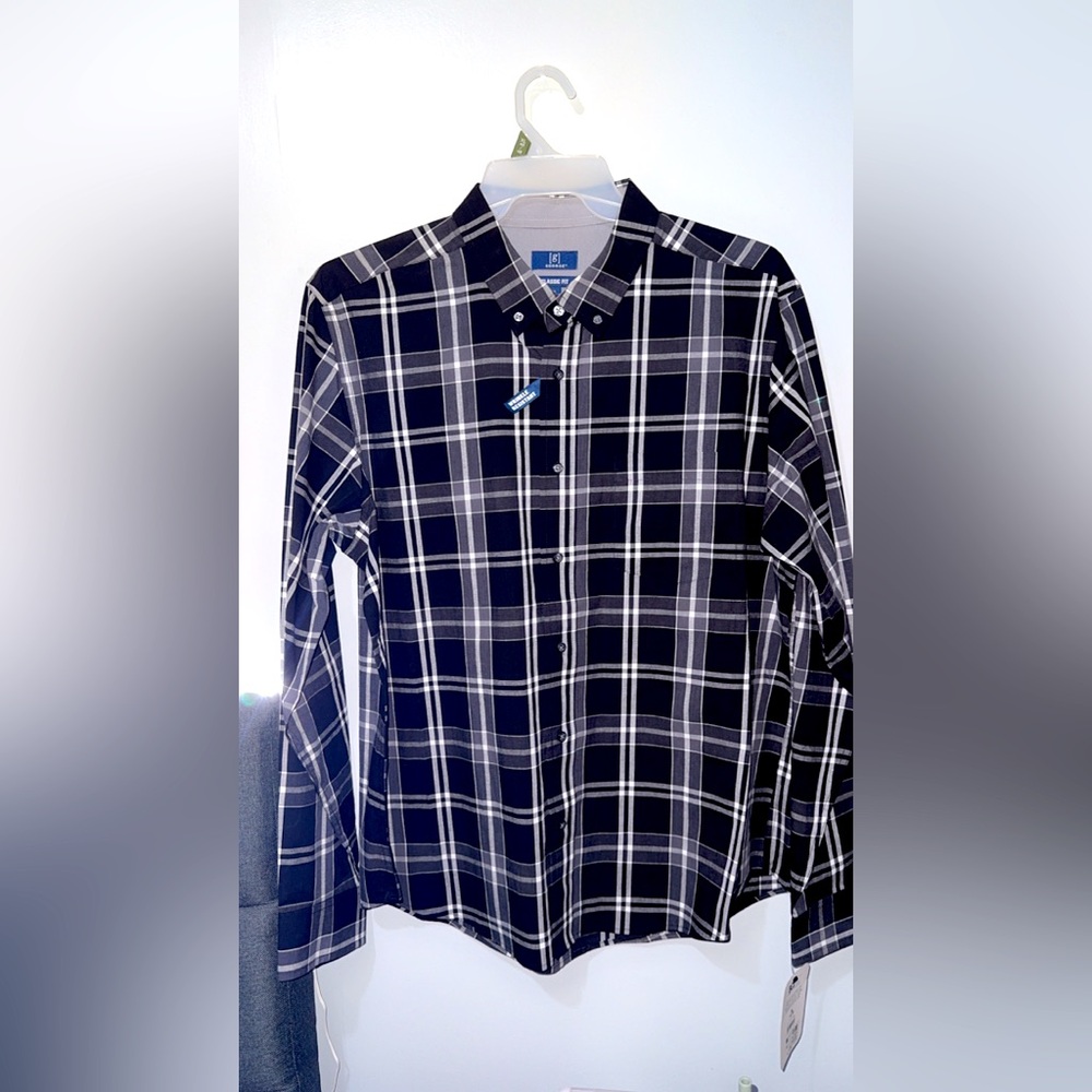 Two Men’s Long Sleeve Flannel Shirt